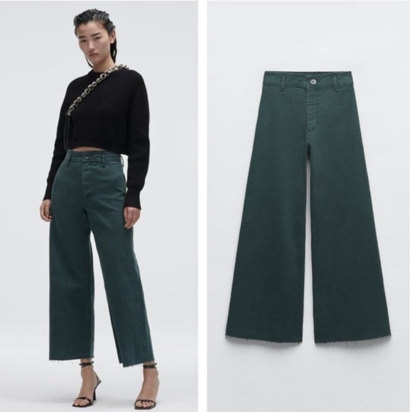 ZARA MARINE STRAIGHT JEANS - Picture 2 of 5